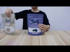 फ्रॉस्टेड प्लास्टिक ज़िपर बैग मेड क्राफ्ट फूड पैकेजिंग प्रिंटेड स्टैंड अप पाउच बैग