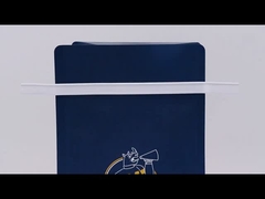 विंडो क्राफ्ट पेपर स्टैंड अप पाउच के साथ बायोडिग्रेडेबल रीसेलेबल फूड पैकेजिंग